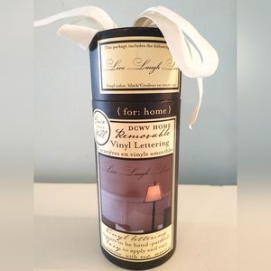 Removable Vinyl Lettering.   Live Laugh Love